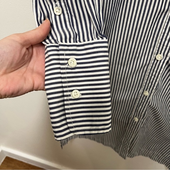 Alex Mill Blue Striped Midi Dress - Picture 9 of 12